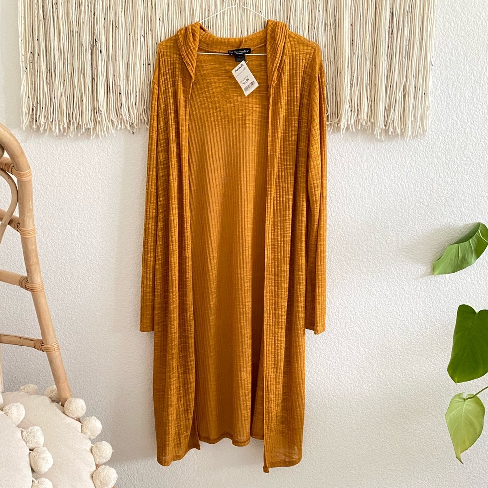 NWT See You Monday Open Hooded Cardigan Sweater